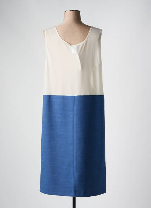 Jupon /fond de robe coupe droite bleu FRANCE RIVOIRE femme