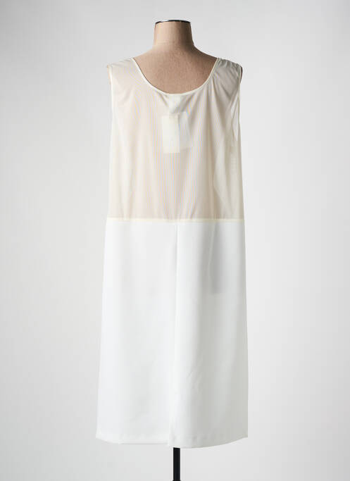Jupon /fond de robe coupe droite blanc FRANCE RIVOIRE femme