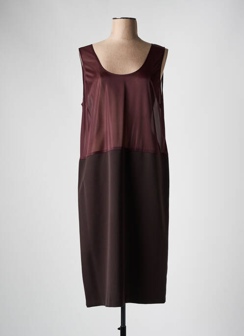 Jupon /Fond de robe marron FRANCE RIVOIRE pour femme