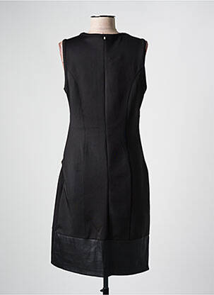 Robe mi-longue sans manche sans manche noir GUY DUBOUIS femme