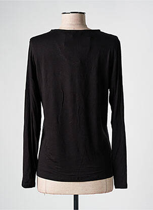 Top stretch manches longues noir GUY DUBOUIS femme