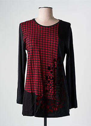 Tunique manches longues rouge GUY DUBOUIS pour femme