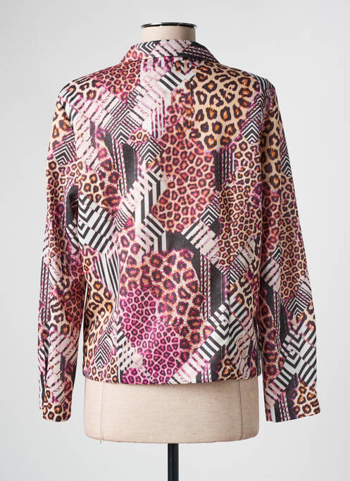 Chemisier coupe cintrée manches longues violet GUY DUBOUIS femme