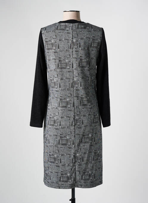 Robe mi-longue gris GUY DUBOUIS pour femme