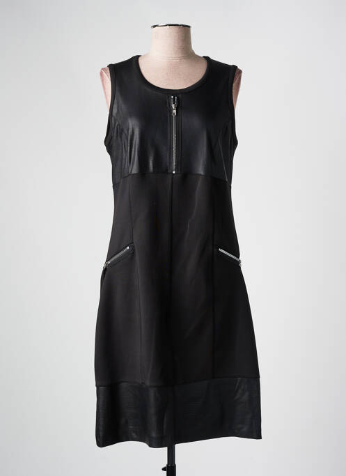 Robe mi-longue noir GUY DUBOUIS pour femme