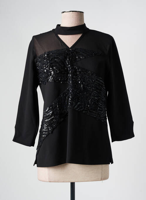 Top noir GUY DUBOUIS pour femme