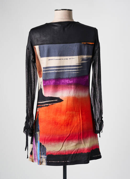 Tunique manches longues noir GUY DUBOUIS pour femme