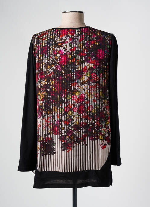 Tunique manches longues noir GUY DUBOUIS pour femme