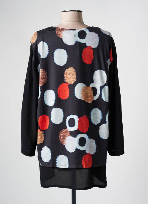 Tunique manches longues noir GUY DUBOUIS pour femme