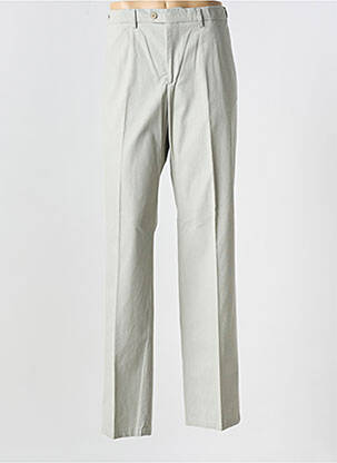 Pantalon chino tissage chiné taille normale beige PIERRE D'ARLANC homme