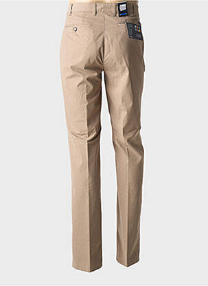 Pantalon chino bio taille haute marron BRÜHL homme