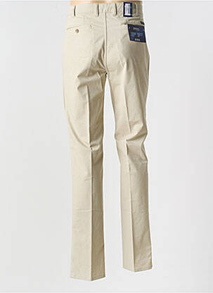 Pantalon chino tissage popeline taille normale beige BRÜHL homme