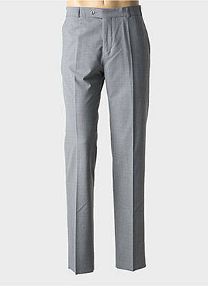Pantalon chino tissage chiné taille haute gris BRÜHL homme