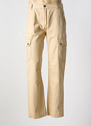 Pantalon cargo coupe droite taille normale beige LMA homme