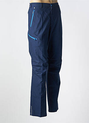 Pantalon droit tissage popeline taille normale bleu BRÜHL homme