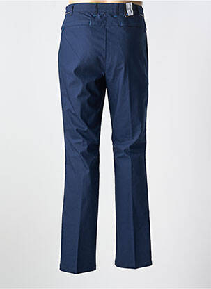 Pantalon droit tissage popeline taille normale bleu BRÜHL homme