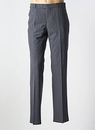 Pantalon droit tissage chiné taille haute gris BRÜHL homme