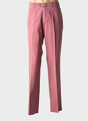 Pantalon droit tissage popeline taille normale rouge BRÜHL homme