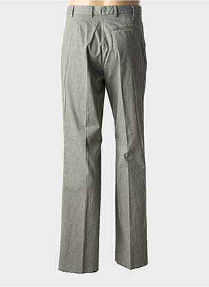 Pantalon droit tissage chiné taille normale vert PIERRE D'ARLANC homme