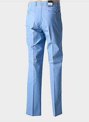 Pantalon chino stretch taille haute bleu BRÜHL homme