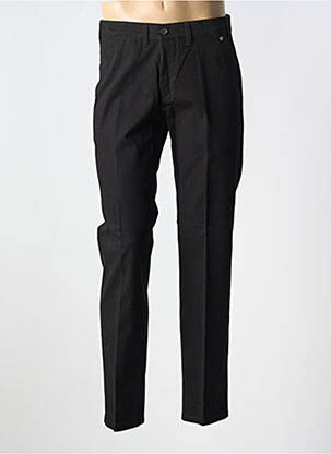 Pantalon chino tissage popeline taille normale noir BRÜHL homme