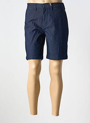 Bermuda multipoches taille basse bleu LEE COOPER homme