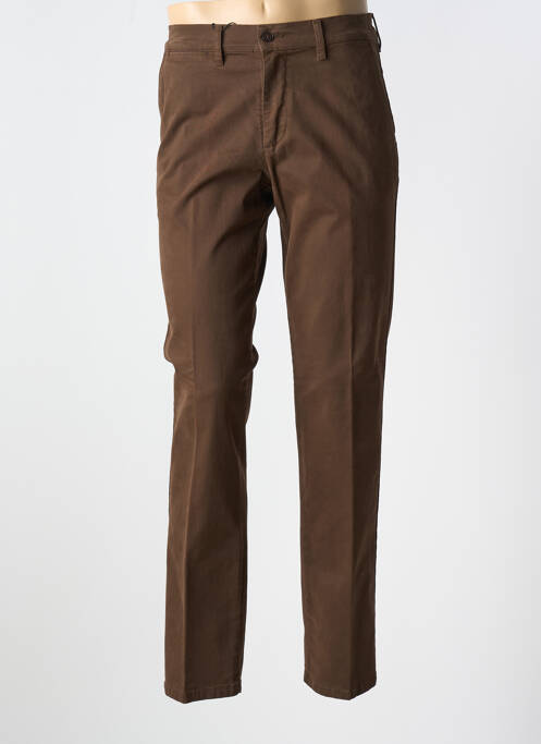 Pantalon chino marron LCDN pour homme