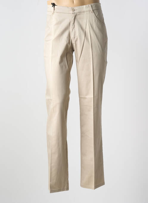 Pantalon slim beige PIERRE D'ARLANC pour homme