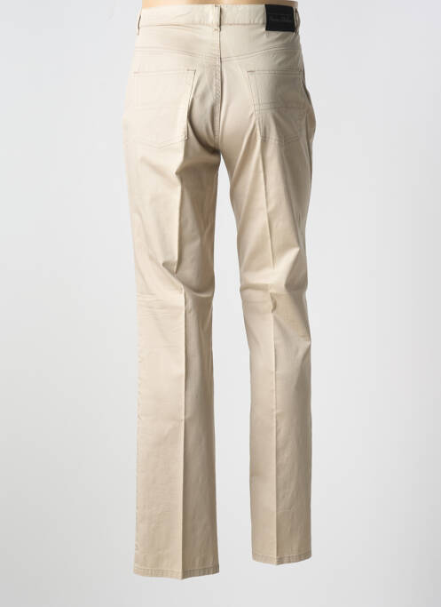 Pantalon slim beige PIERRE D'ARLANC pour homme