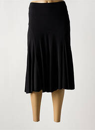 Jupe mi-longue taille normale noir GUY DUBOUIS femme