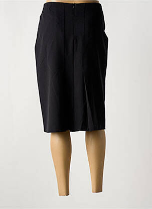 Jupe mi-longue coupe droite noir GUY DUBOUIS femme