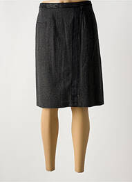 Jupe mi-longue taille normale gris GUY DUBOUIS femme