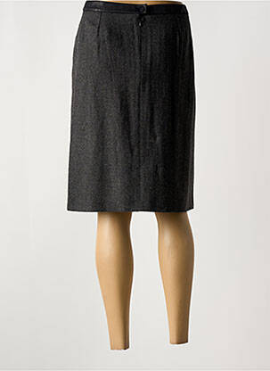 Jupe mi-longue taille normale gris GUY DUBOUIS femme
