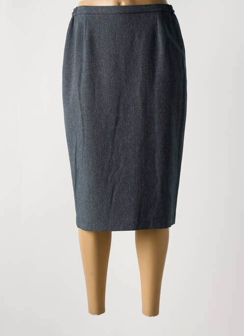 Jupe mi-longue gris GUY DUBOUIS pour femme