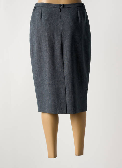 Jupe mi-longue gris GUY DUBOUIS pour femme