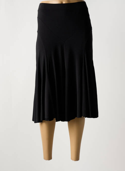 Jupe mi-longue noir GUY DUBOUIS pour femme