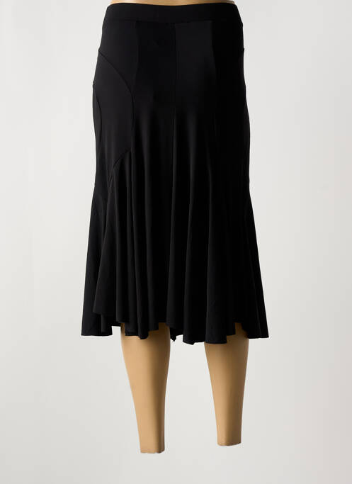 Jupe mi-longue noir GUY DUBOUIS pour femme