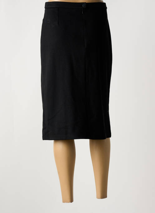 Jupe mi-longue noir GUY DUBOUIS pour femme