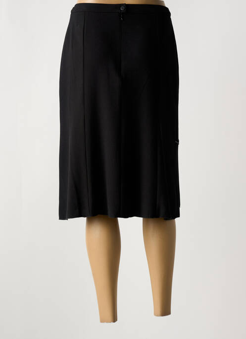 Jupe mi-longue noir GUY DUBOUIS pour femme