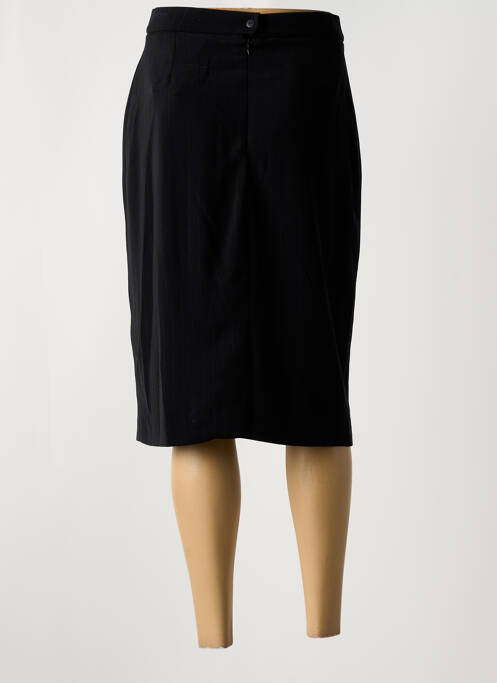 Jupe mi-longue noir GUY DUBOUIS pour femme