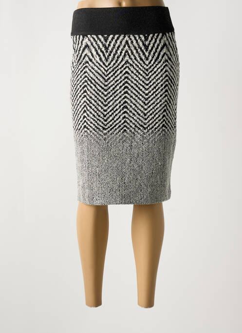 Jupe mi-longue noir GUY DUBOUIS pour femme