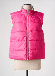 Doudoune poches sans capuche rose ESCANDELLE femme