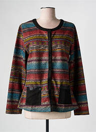 Veste casual col rond marron S.QUISE femme