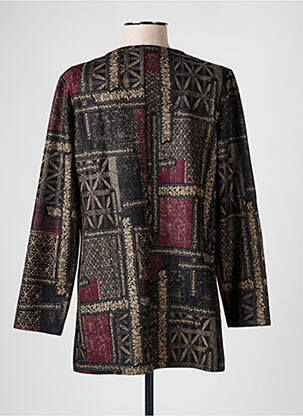 Veste casual col rond rouge S.QUISE femme