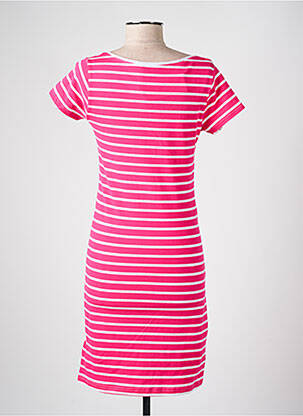Robe courte manches courtes manches courtes rose M.X.O femme