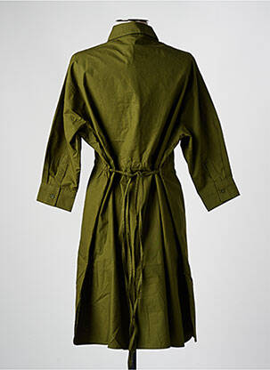 Robe mi-longue manches 3/4 manches 3/4 vert LEE COOPER femme