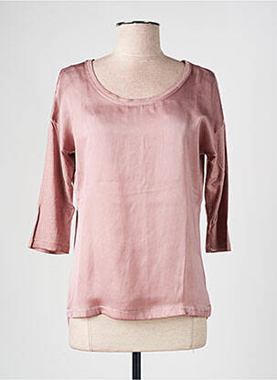 Top rose C'EST BEAU LA VIE pour femme