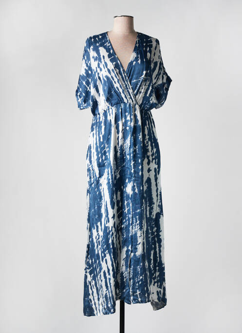 Robe longue bleu LAGON BLEU femme