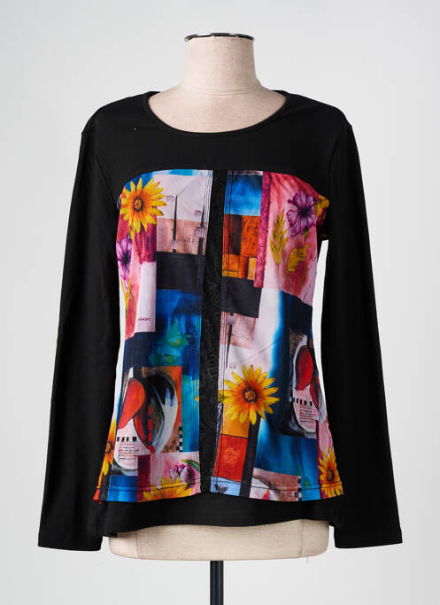 T-shirt noir S.QUISE pour femme