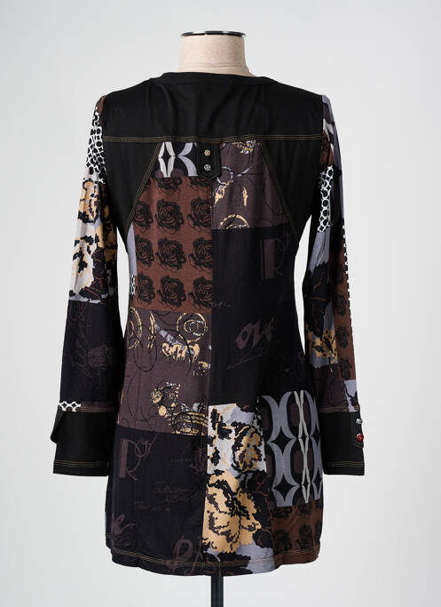 Tunique manches longues noir S.QUISE pour femme